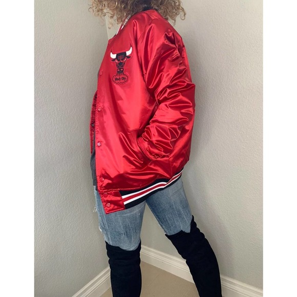 XXL Mitchell & Ness NBA Jacket Chicago Bulls - Picture 6 of 12